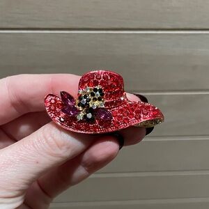 Red Hat Brooch